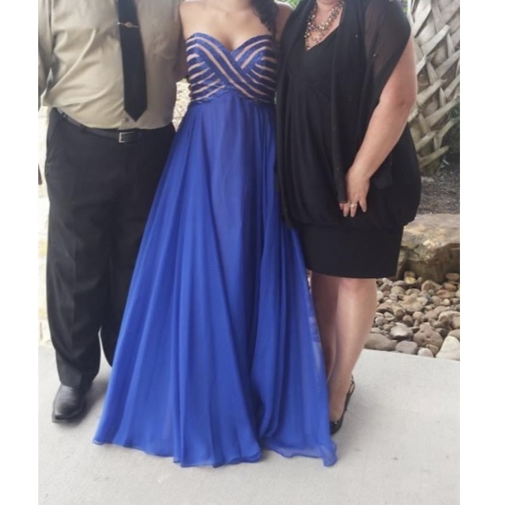 Blue Sherri Hill dress